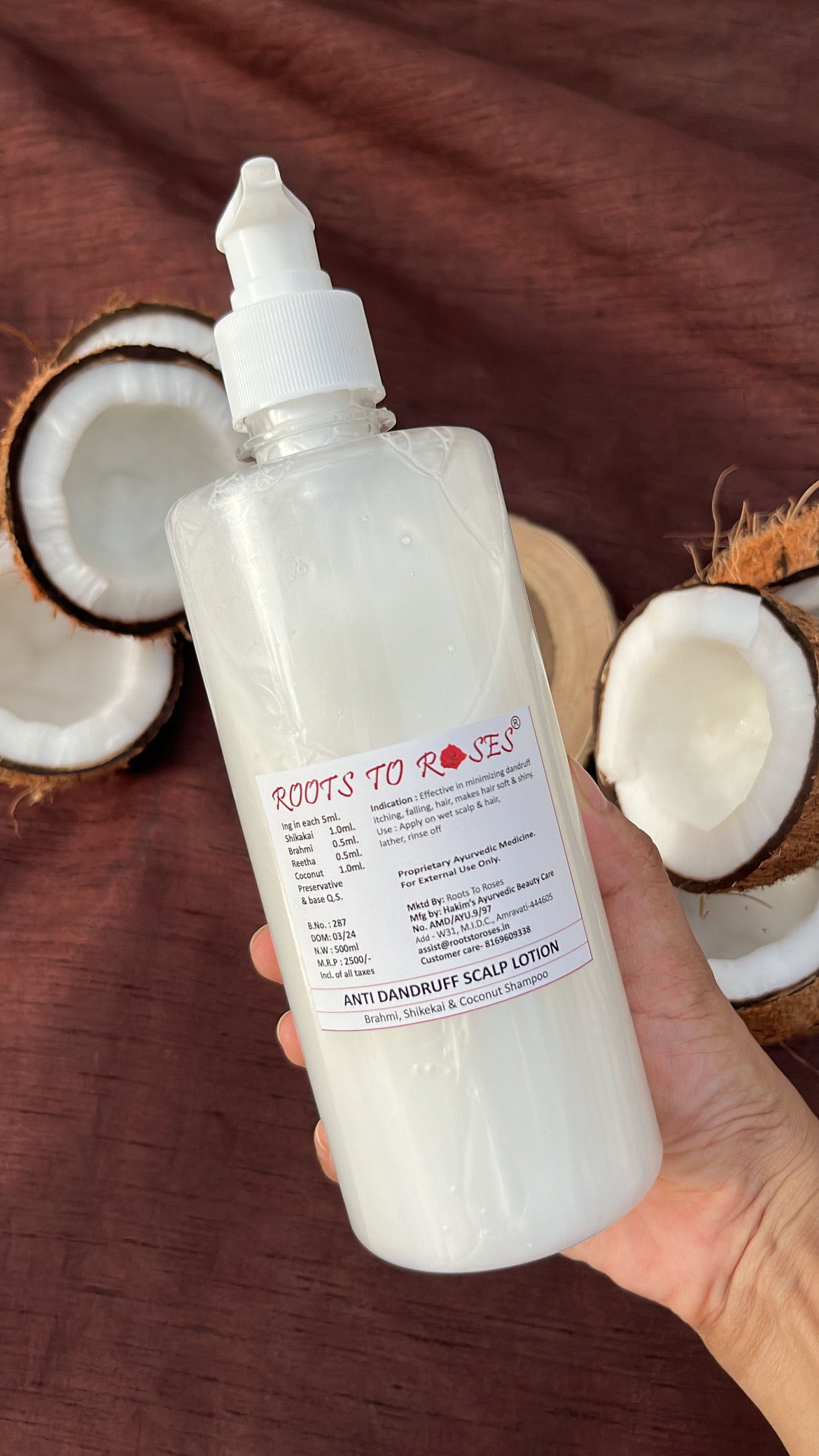 Anti-dandruff Coconut Shampoo